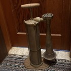 Antique Swedish Tyfon Patent Brass Hand Pump Fog Horn Nautical Ship Siren 