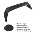 Abs Spoiler Wing Type-r For 2002-2006 Rsx Rear Trunk Lip Matte Black