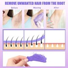 Waxing Kit - Wax Warmer For Hair Removal  Hard With 14oz 5 Bags Black 