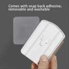Wall Mounted Remote Control Holder No Drill Tv Ac Storage Box Adhesive Usa