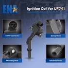 Ena Ignition Coil Pack Set Of 8 Compatible With Mercedes-benz Cl550 Cl63 Amg Cls