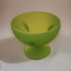 Rare Vintage Westmoreland Green Satin Fairy Lamp Candle Holder Light  base Only 