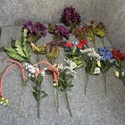 Artificial   Fake Flowers Huge Lot Multicolor - W  Styrofoam Some Nwt  Big Lot
