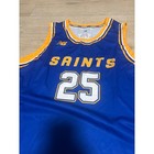 Emmanuel College Saints Boston Basketball Jersey Nwt 2xl New Balance Blue White