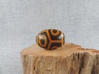 Antique 6 Eyes Energy Tibetan Old Agate Dzi Bead Amulet Tibet Gzi Bead D5
