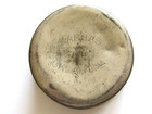 Antique Collapsible Travel Folding Metal Cup Lid Mark Kansas And Oklahoma