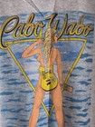 Vtg 90   s Sammy Hagar Cabo Wabo Cantina Shirt Lg Rare White Ceramic Bottle Nude  