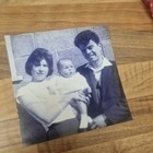 Vintage 1940s 1960s Family  Photo Baby Mother Father Child Family  History