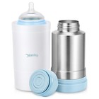 Portable Travel Baby Bottle Warmer - 18 Oz Stainless Steel  Safe   Easy To Clean