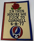 Large Greatful Dead Iron On Patch Cornell University May 8  1977  11 5    X 8   