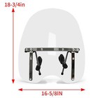 Large Clear Windshield For Honda Magna Shadow Spirit Sabre 600 750 1100 19 x17 