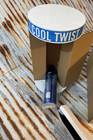Nos Bud Light Beer Cool Twist Aluminum Bottle Light Display Floating Bottle