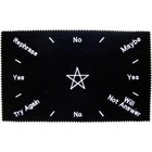 Pentacle Black Velveteen Pendulum Answer Mat 