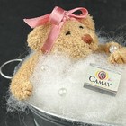 Miniature Plush Teddy Bears In Bathtub Nursery Decor Baby Shower Decor