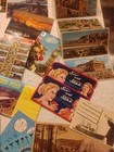    huge Antique vintage Epherma Lot - Postcards Unposted - Travel   More    