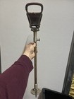 Vtg Seat Stick 20    30  Leather metal Spectator Walking Fishing Golf