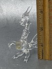 Dragon Art Glass With Crystal Ball Figurine Mythical Fantasy Medieval