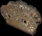 Silver Plate Napkin Or Letter Holder Denmark