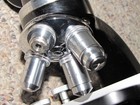 1950 s Ernst Leitz Wetzlar Germany Binocular Microscope W  4 Objectives   Case