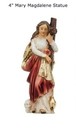 St  Mary Magdalene Statue  Hand Painted Gold Leaf Accents 4   Boxed
