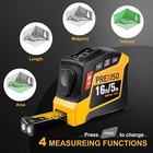 Prexiso 2-in-1 16ft Digital Tape Measure Measuring Tape Ruler Tool Metric inches