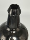 Antique Black Glass English Whiskey Bottle H  Ricketts   Co Bristol Glass Works
