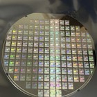 5 Inch Silicon Wafer - Patterned With Mirror Backing  Scratch Marks  See Photos
