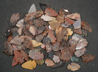 79 Chipped Bent Broken Flint Arrowhead Spear Project Point Knife Blade Bb795