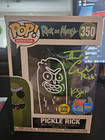 Funko Pop  Vinyl  Rick And Morty - Pickle Rick Dual Auto Ian Cardoni kyle Starks