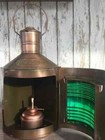 Port   Starboard Lanterns  Nautical Oil Lamps  Antique Brass Finish  Ship Lights
