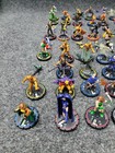 Marvel Dc Wizkids Heroclix Lot 60  Figure Miniatures Mixed Teams Superheroes