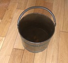 Antique Copper And Brass Coal Bucket -  small Shed 