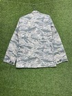Us Air Force Tiger Stripe Jacket Mens 36l Lightweight Military Army Vintage Auth