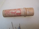  2  Antique Boye Wooden Sewing Machine Needle Tube Cases With Needles B8679