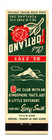Club Portland Matchbook Matchcover - Rose - Portland  Oregon