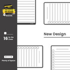 Magnetic To Do List White Board For Fridge  Multifunctional Dry Erase List Board