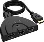4k Hdmi Switch 3 Port Splitter Cable Switcher Hub Adapter For Hdtv Ps4 Xbox Pc