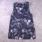 Nike Tennis Dress Womens Medium Court Floral Purple Tank Swoosh Logo Dri Fit