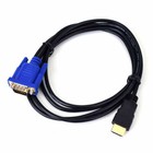1 8m 1080p Hdtv Hdmi Male To Vga Female Video Converter Adapter Cable For Pc Dvd
