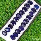 20 Pcs Natural Royal Blue Sapphire Oval Cut Loose Ring Size Madagascar Gemstones