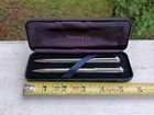 Vintage Tiffany   Co  T Collection Sterling Ballpoint Pen Pencil Set 