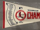 Vintage Mlb St Louis Cardinals Pennant 1982 World Series Champions Full Size 30   