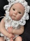 13inch Bettie Girl Baby Full Body Platinum Silicone Doll Reborn Doll       open Eyes