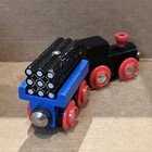 Off-brand Or Maybe Brio Pipe Cargo Train - Like Thomas   Friends Wooden Railway
