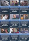 Star Trek Voyager Archives   Inscriptions Complete 36 Card Janeway s Journey Set