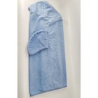 Pottery Barn Kids Baby Hooded Shark Wrap Bath Towel 100  Cotton Soft Terry Blue