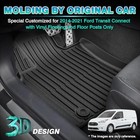 T Tgbros Floor Mats Custom Fit For 2014-2021 Ford Transit Connect Accessories