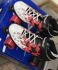 Riedell Dart Pixel Roller Skates - Colorful Ultra-durable Quad Speed Skates