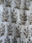 India Kurta Tunic Gold Floral Embroidered Dress Gold White Metallic Festive