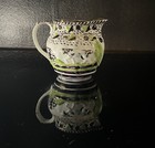 Old Leeds Paragon English Porcelain Pitcher Sporting Dogs